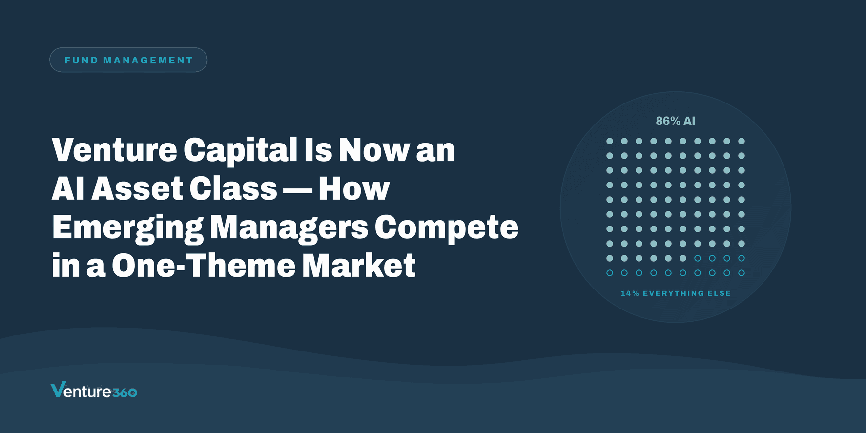 Venture Capital Is Now an AI Asset Class — How Emerging Managers Compete in a One-Theme Market